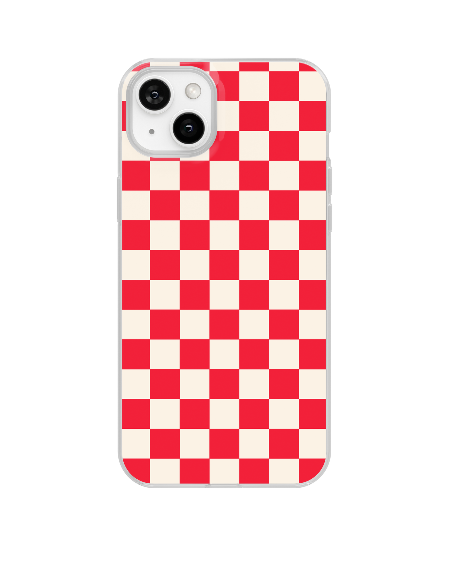 Vermillion Checkers II Clear Case Insert