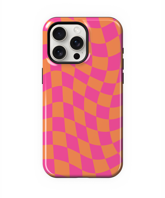 Sunkissed Wavy Checkers Phone Case