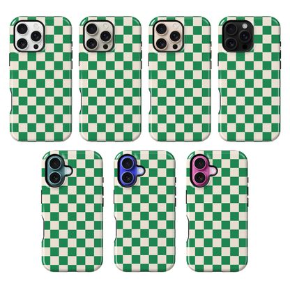 Emerald City Checkers II Phone Case