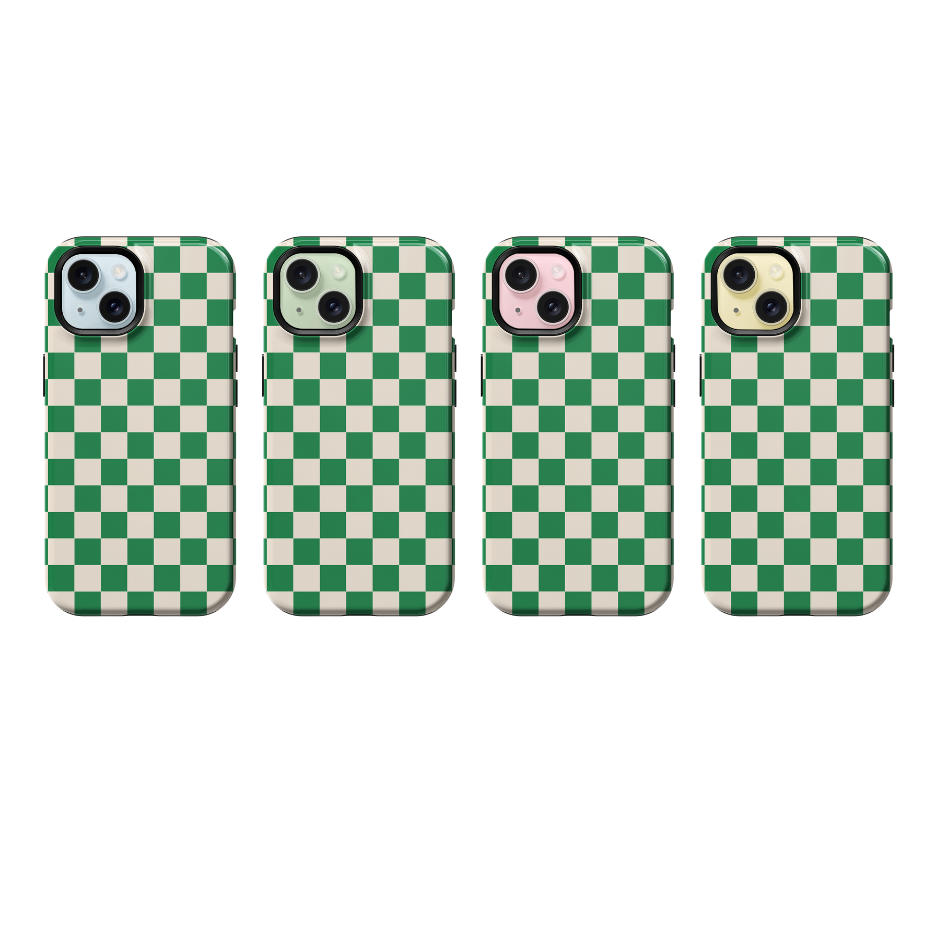 Emerald City Checkers II Phone Case