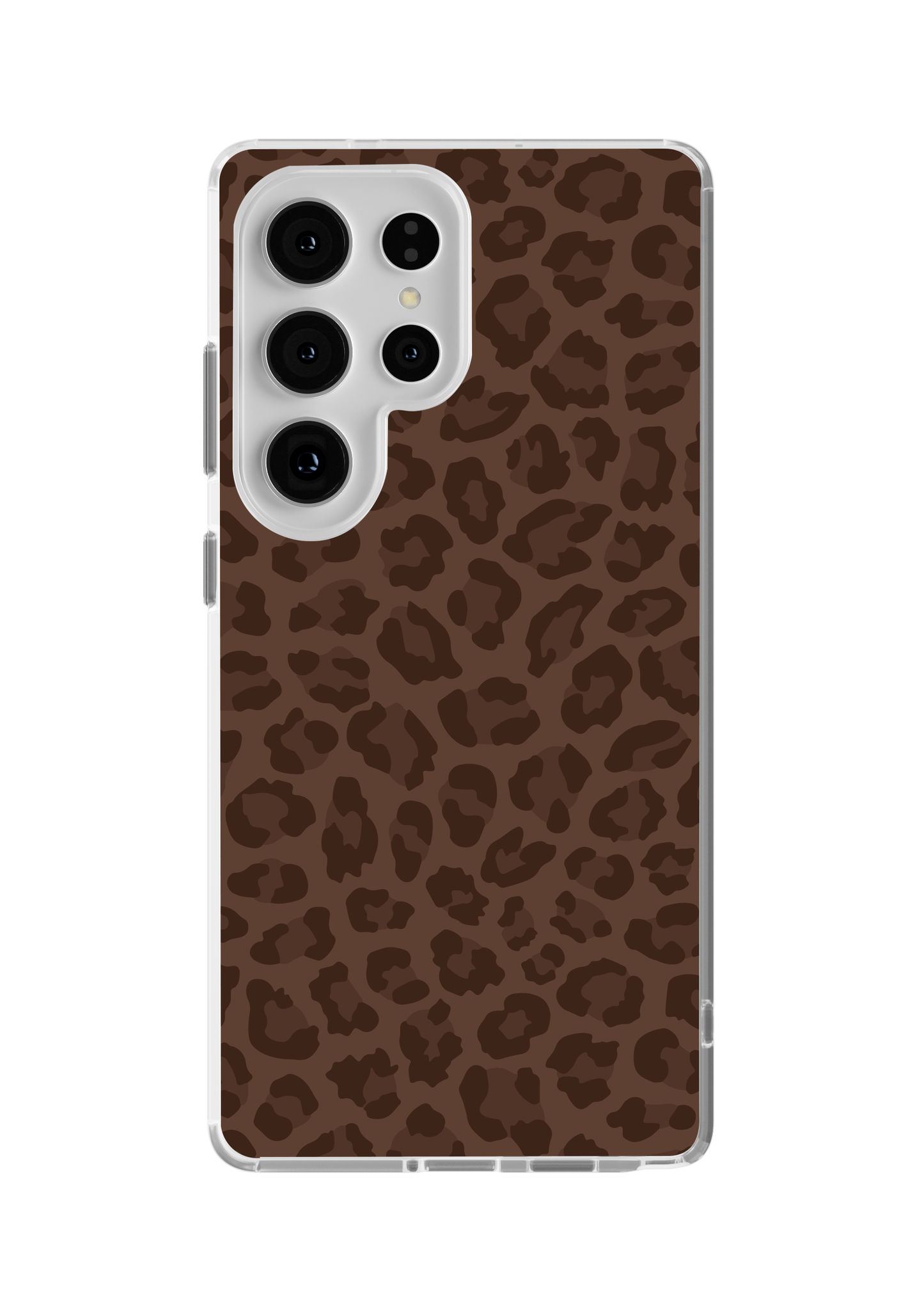 Espresso Leopard Clear Case Insert