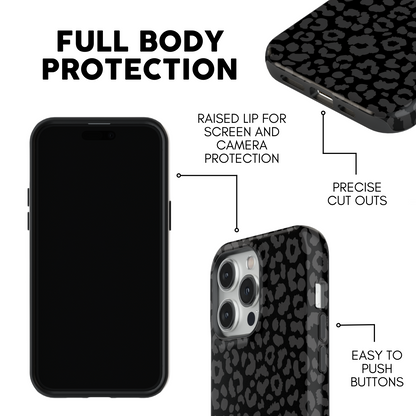 Onyx Cheetah iPhone Case