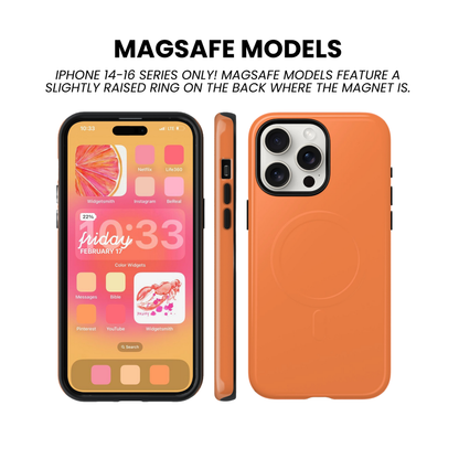 Tangerine Solids Phone Case