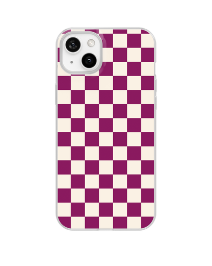 Velvet Checkers II Clear Case Insert