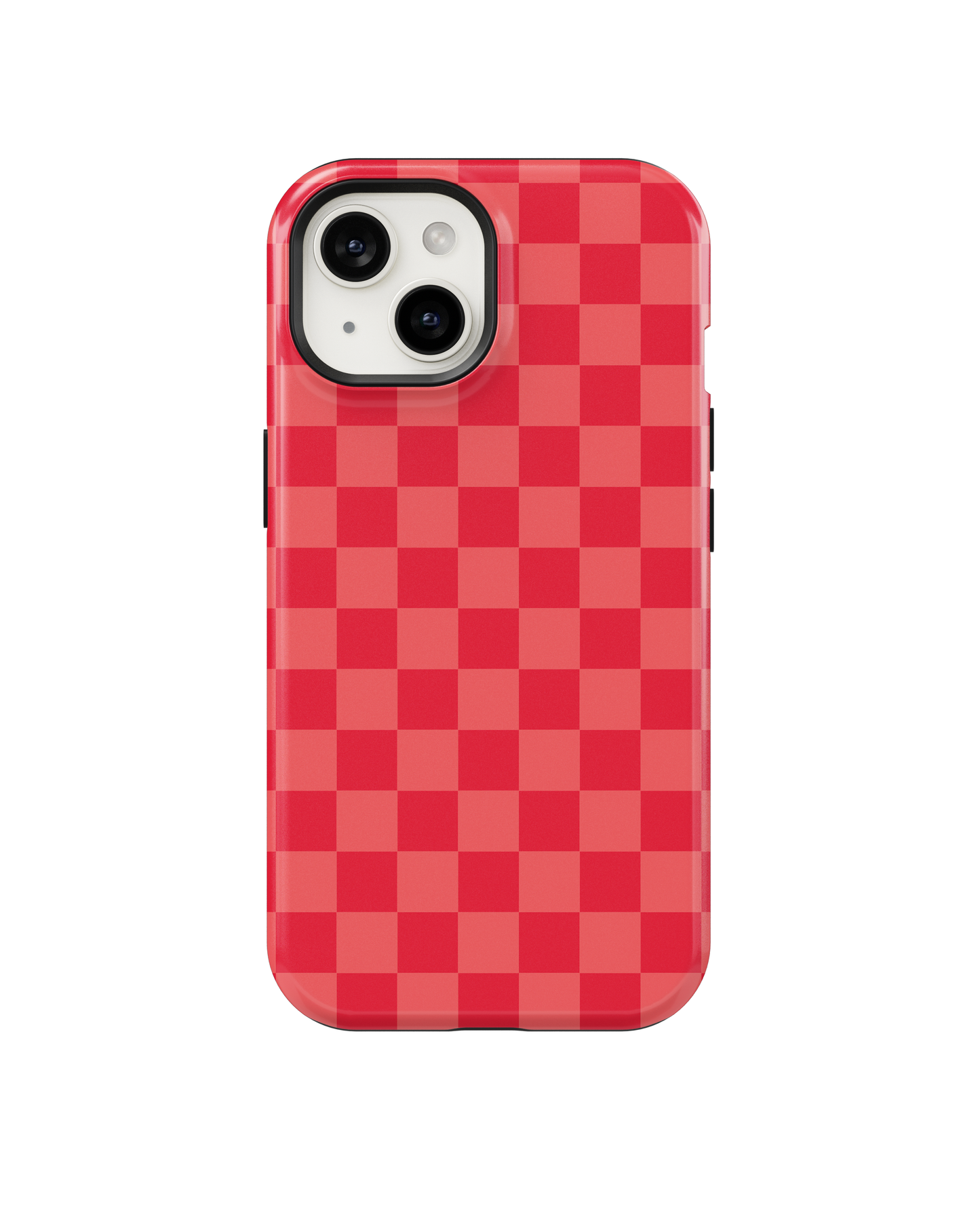 Vermillion Checkers Phone Case