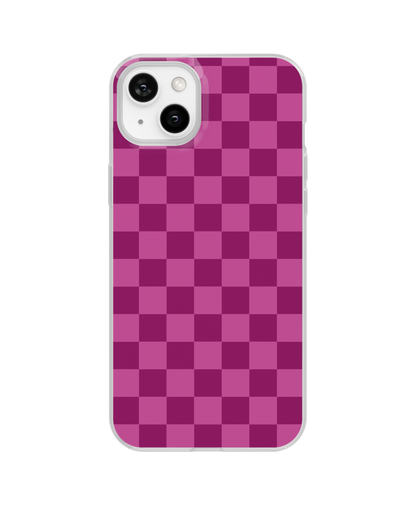 Velvet Checkers Clear Case Insert