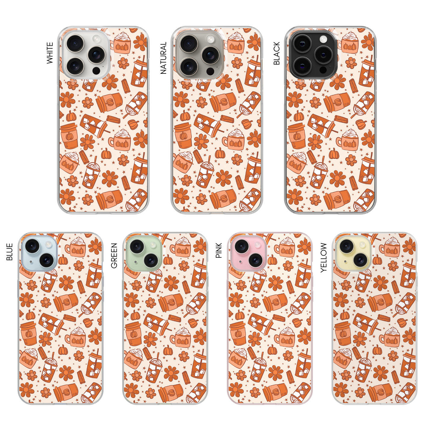 Pumpkin Spice It Up Clear Case Insert