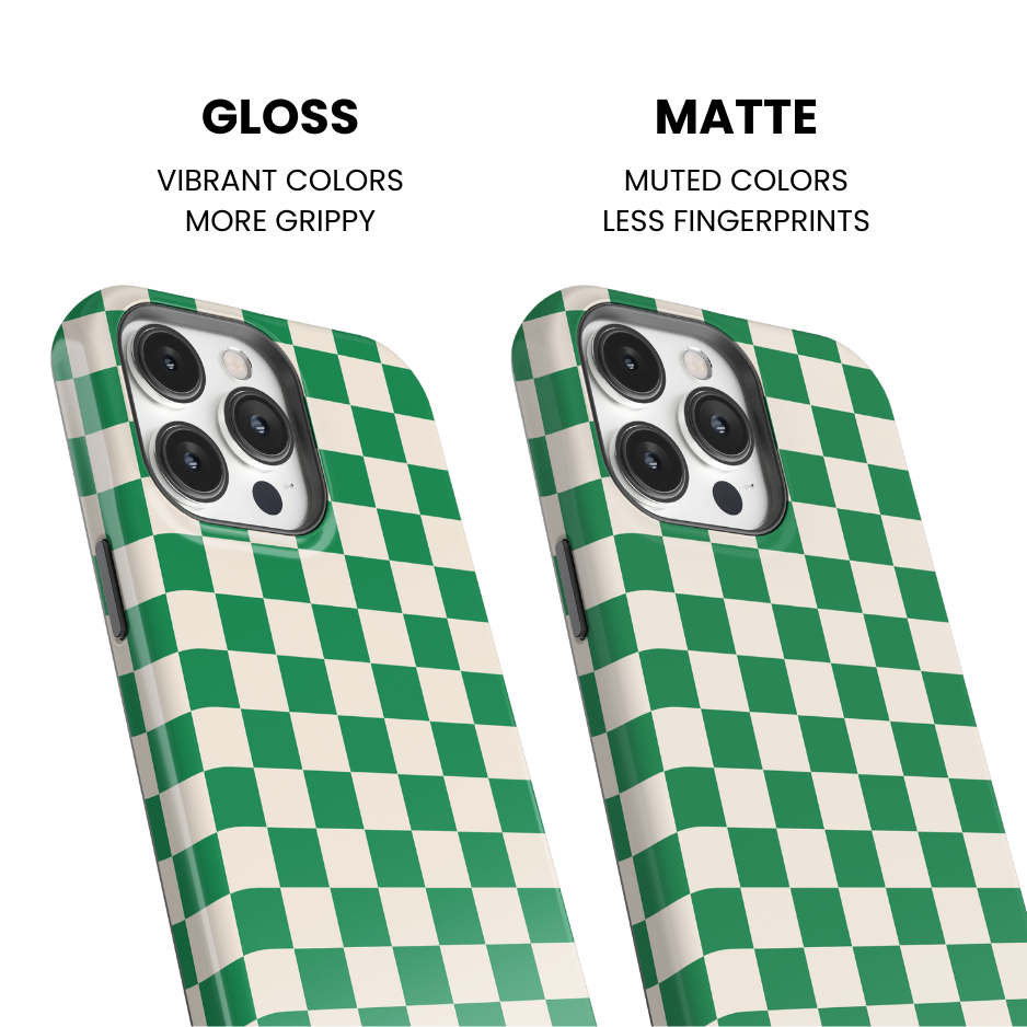 Emerald City Checkers II Phone Case