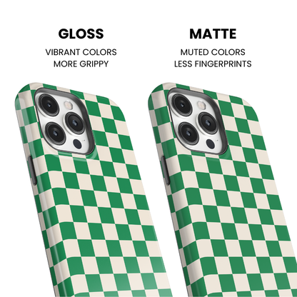 Emerald City Checkers II Phone Case