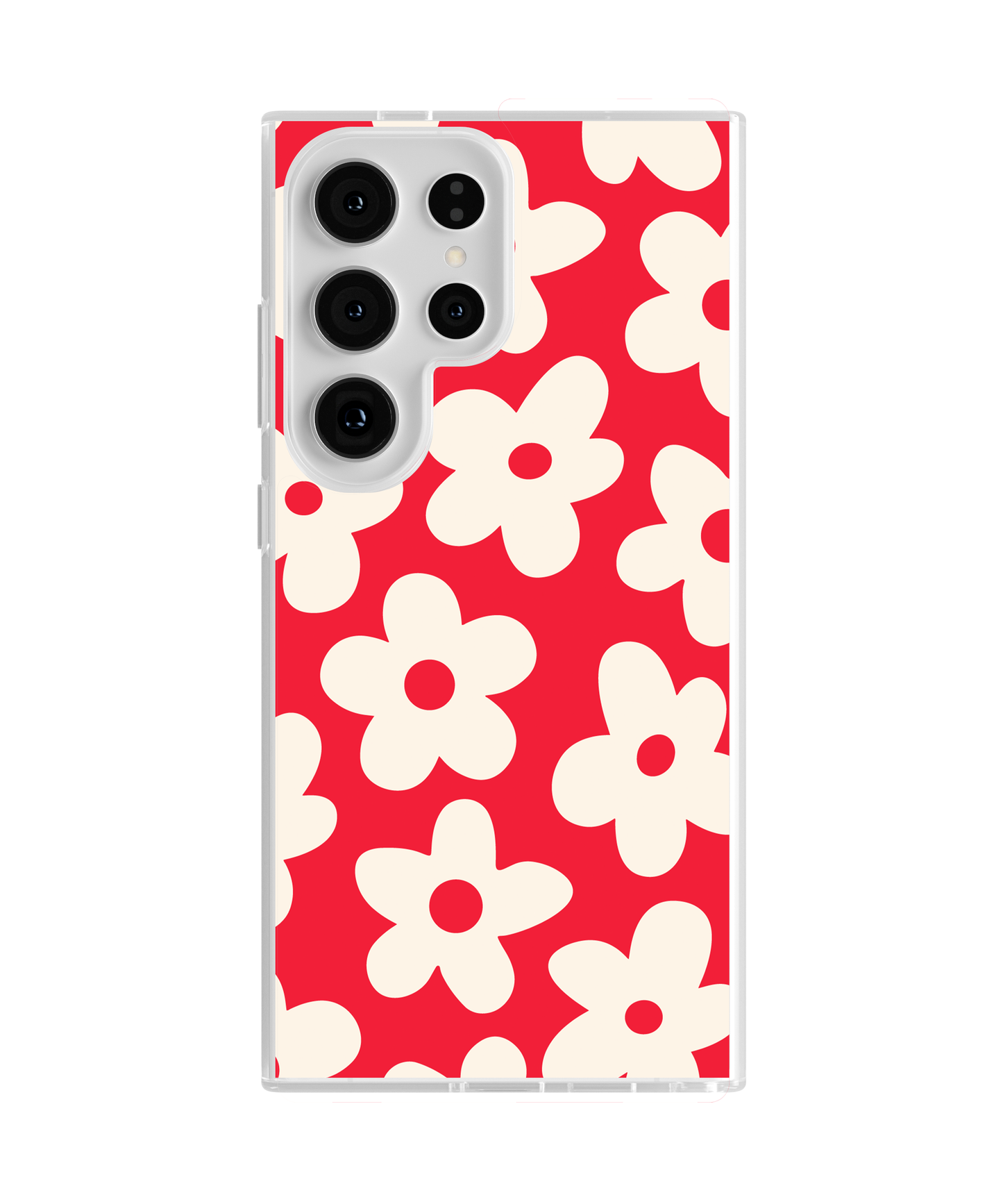 Vermillion Big Blooms Clear Case Insert