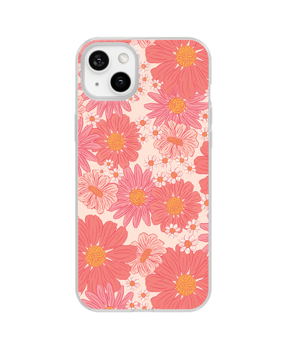 Pink Summer Blooms Clear Case Insert