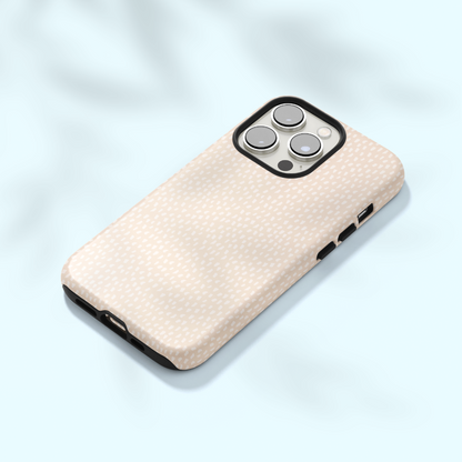 Almond Speckles iPhone Case