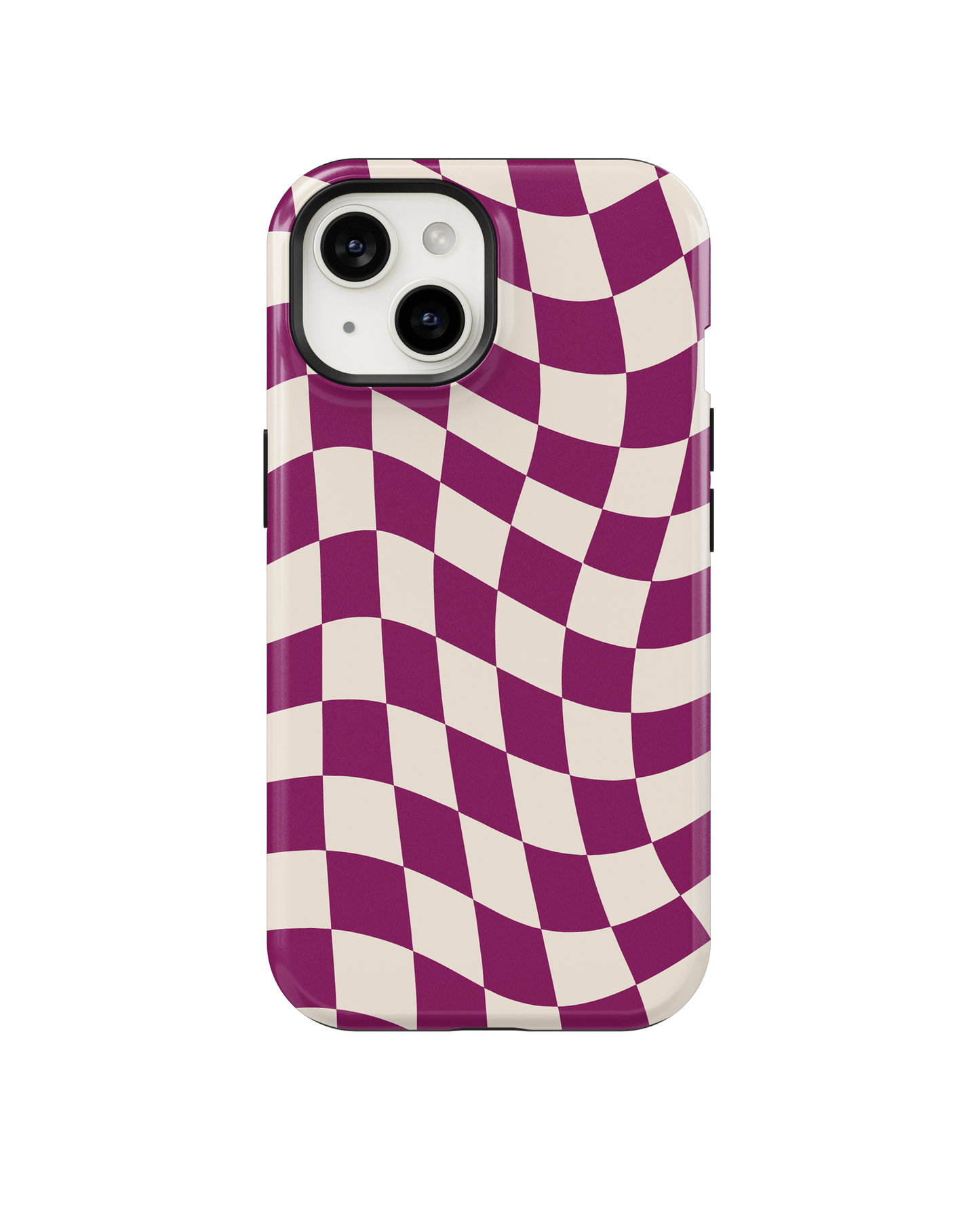 Velvet Wavy Checkers II Phone Case