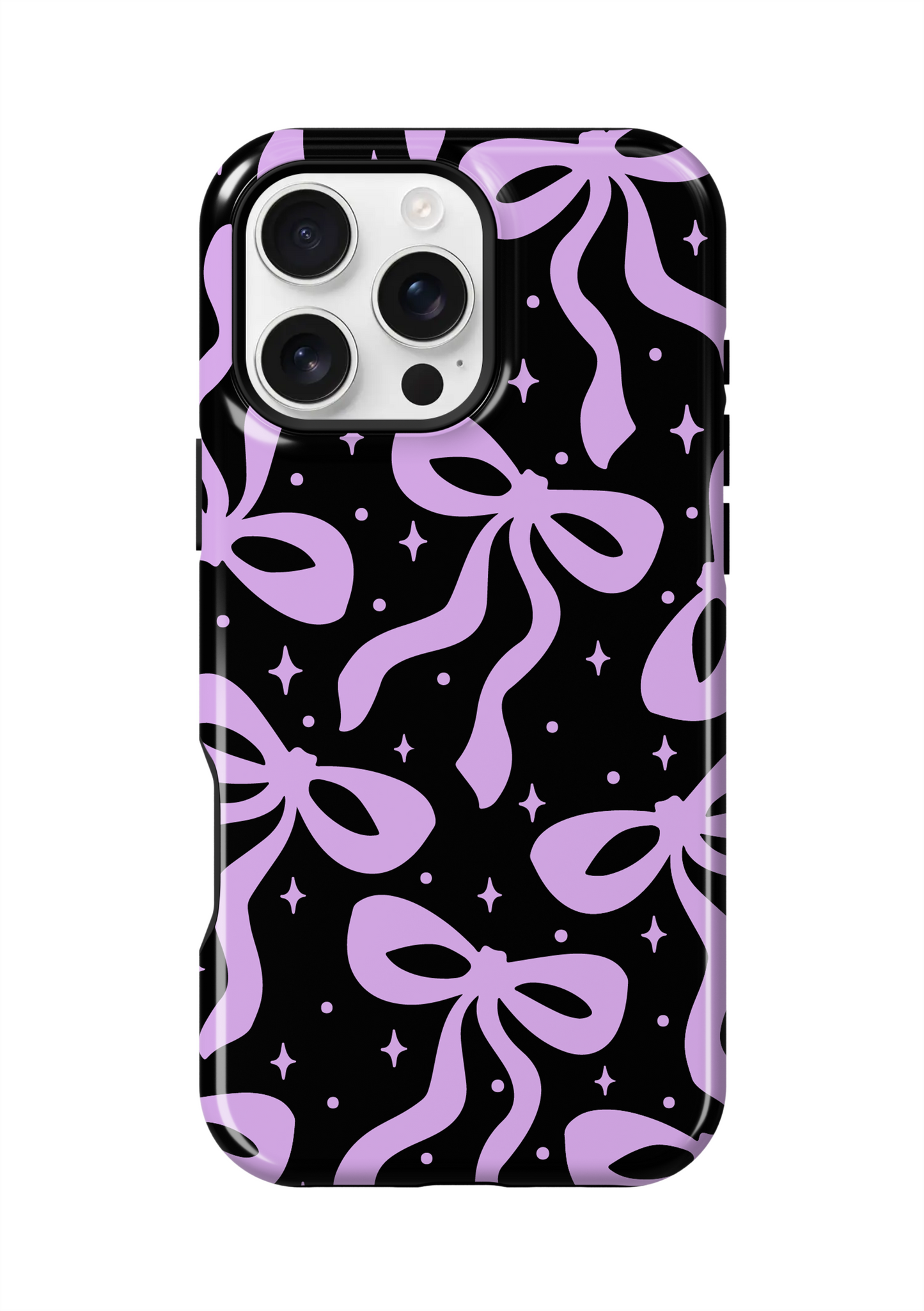 Lilac & Lace Bows II Phone Case