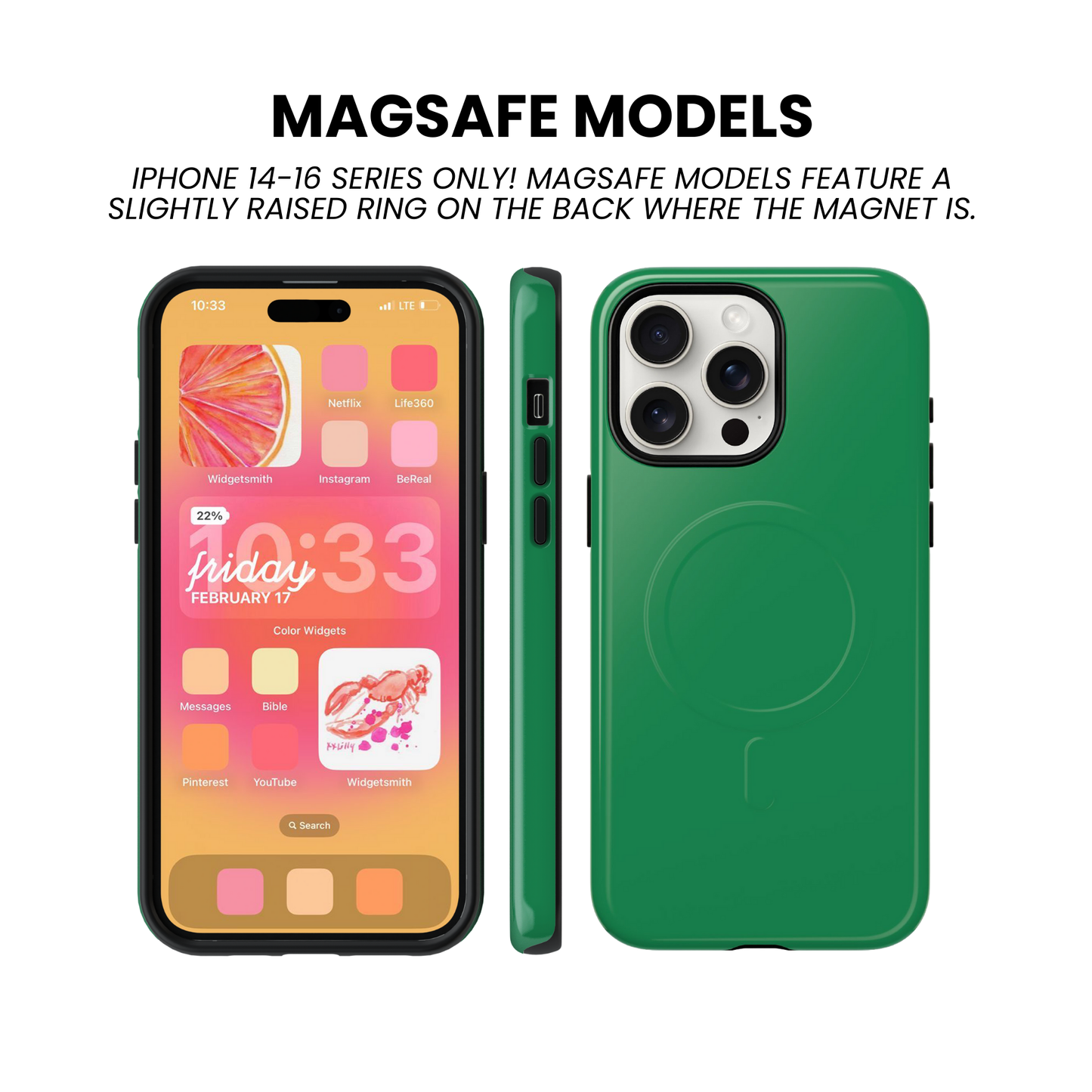 Emerald City Solids Phone Case