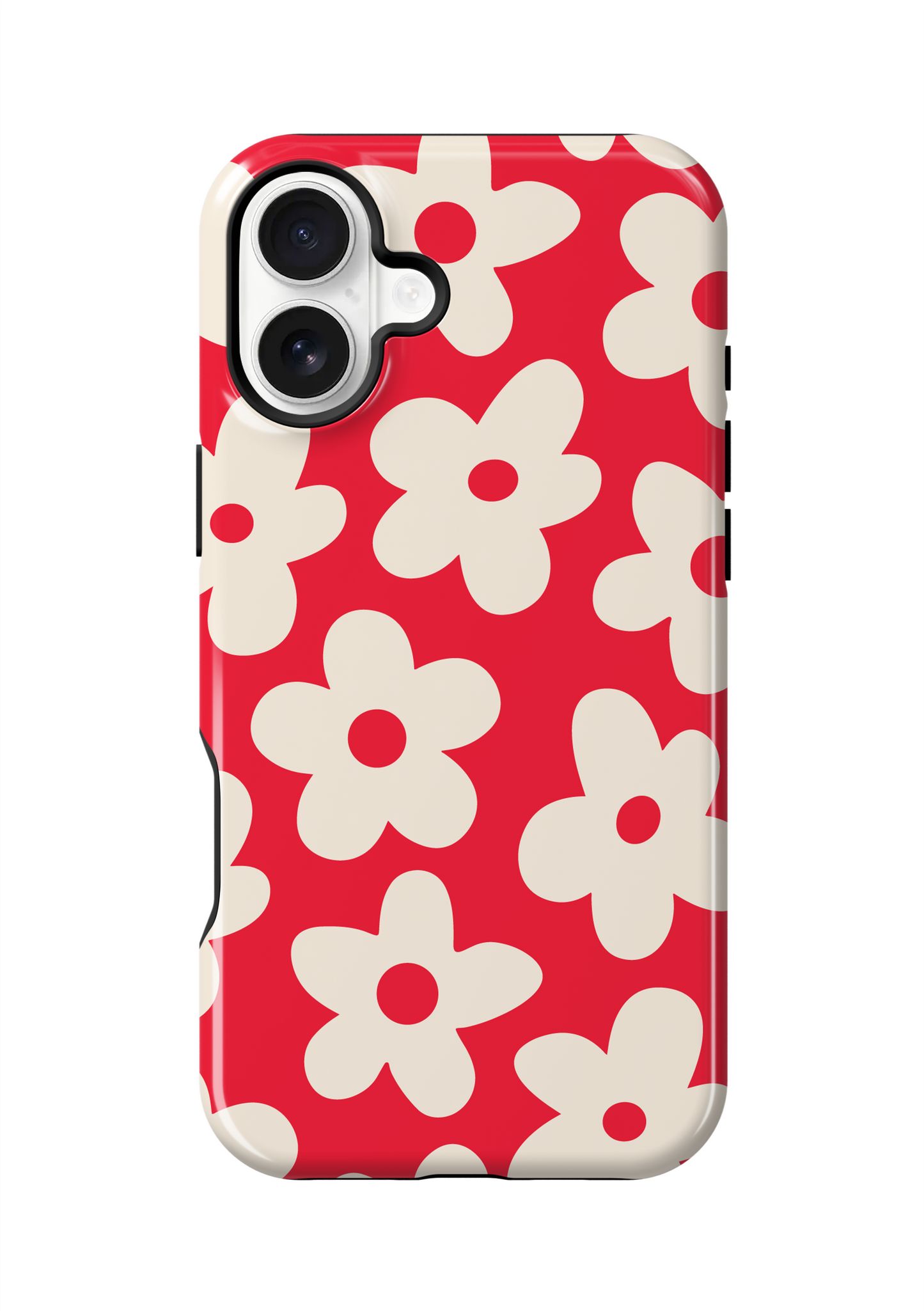 Vermillion Big Blooms Phone Case