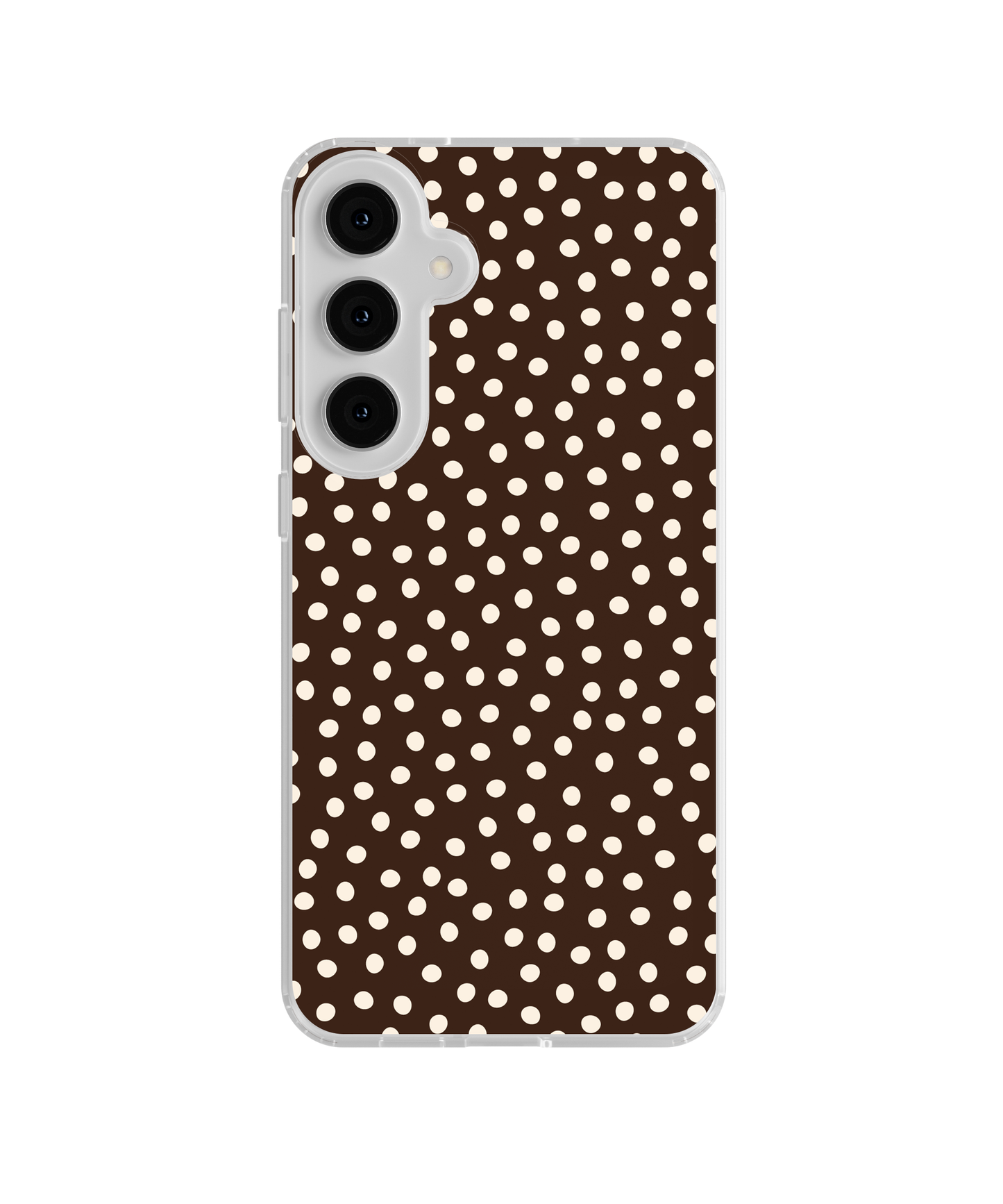 Espresso Dots Clear Case Insert