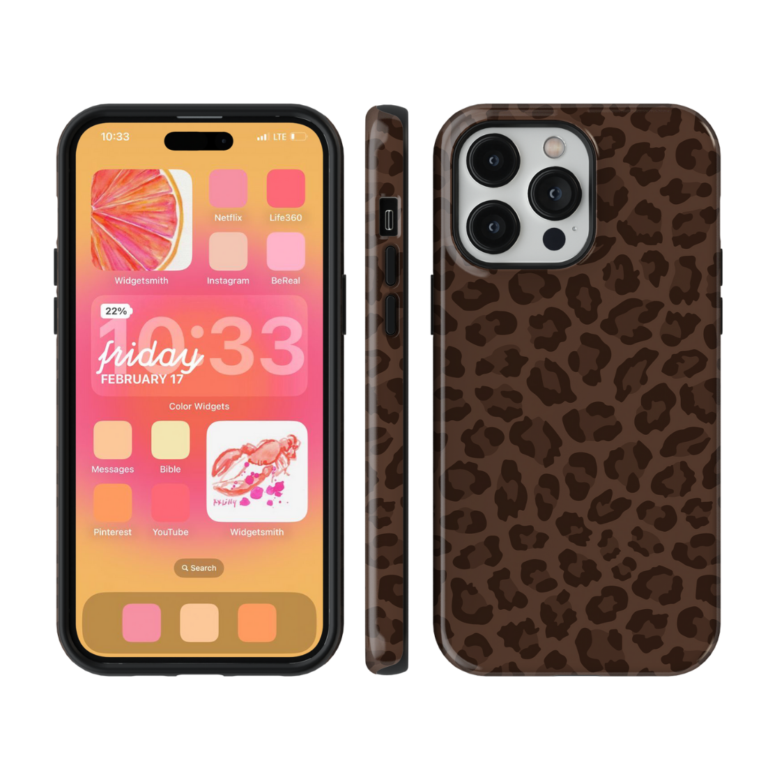 Espresso Leopard Phone Case