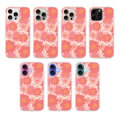 Pink Summer Blooms Clear Case Insert