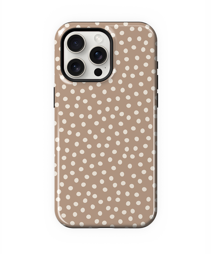 Chestnut Dots Phone Case