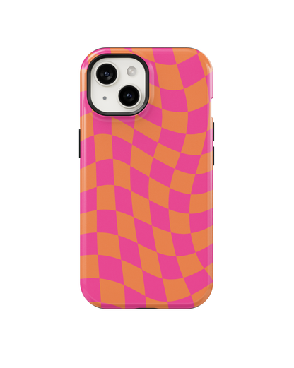 Sunkissed Wavy Checkers Phone Case