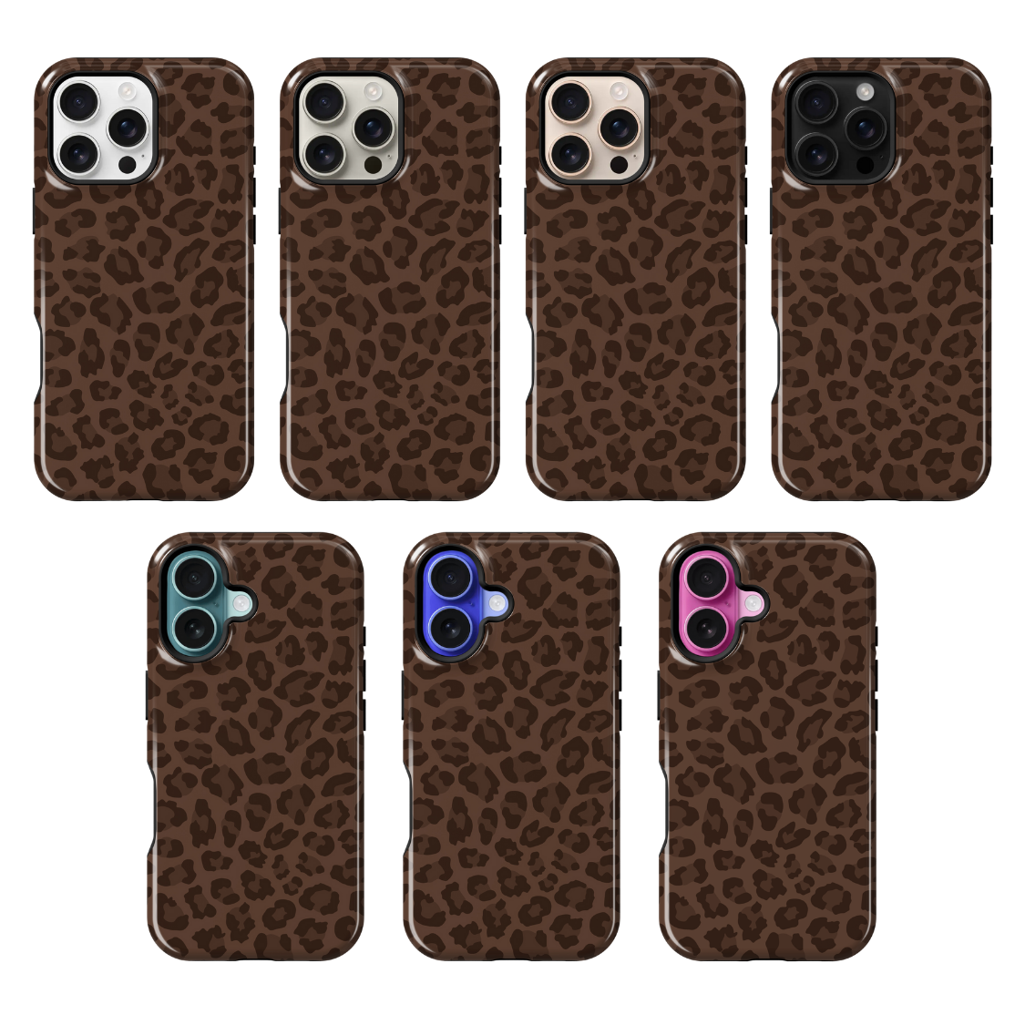 Espresso Leopard Phone Case