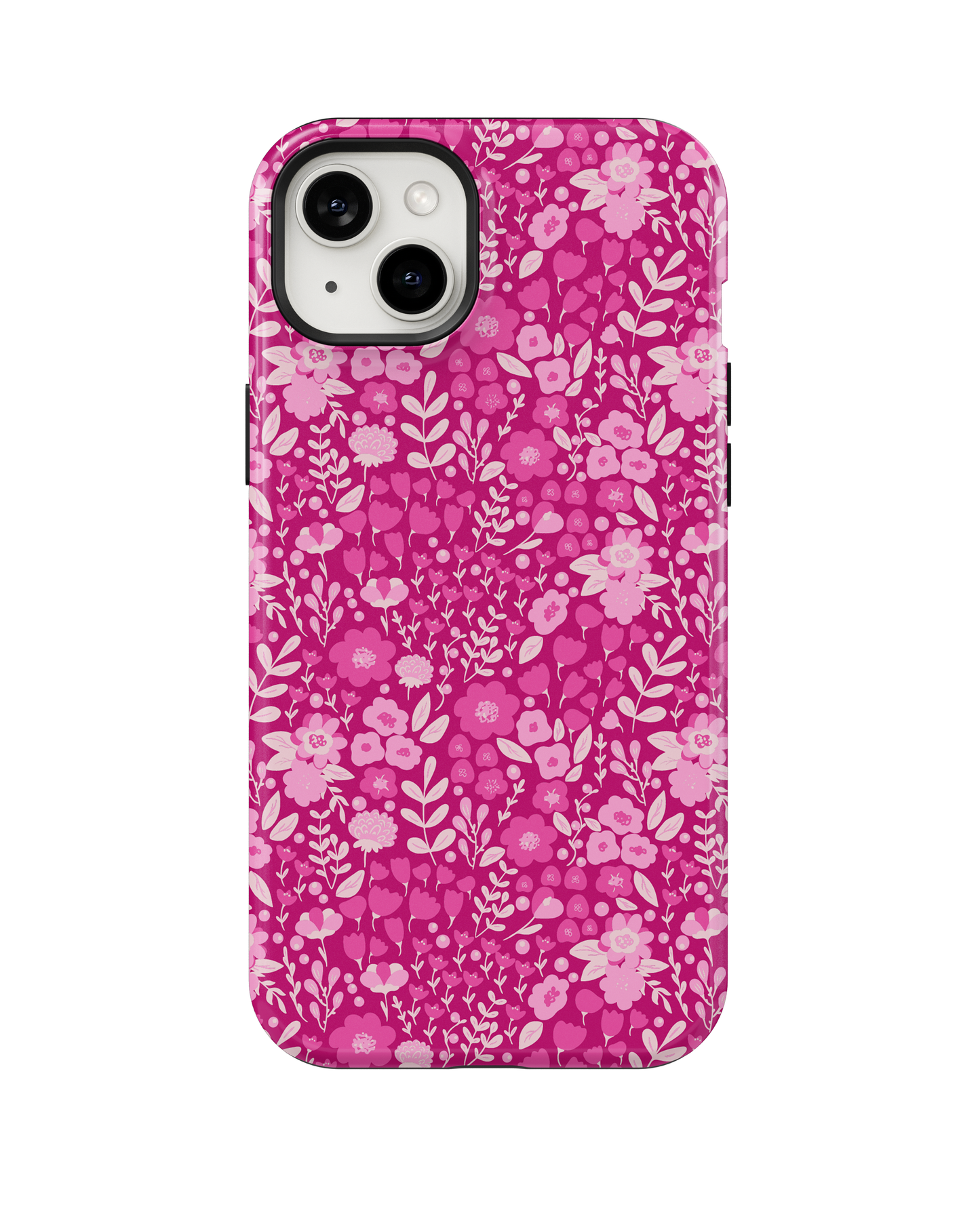 Berry Blossoms (Dark) Phone Case