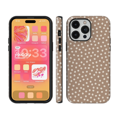 Chestnut Dots Phone Case