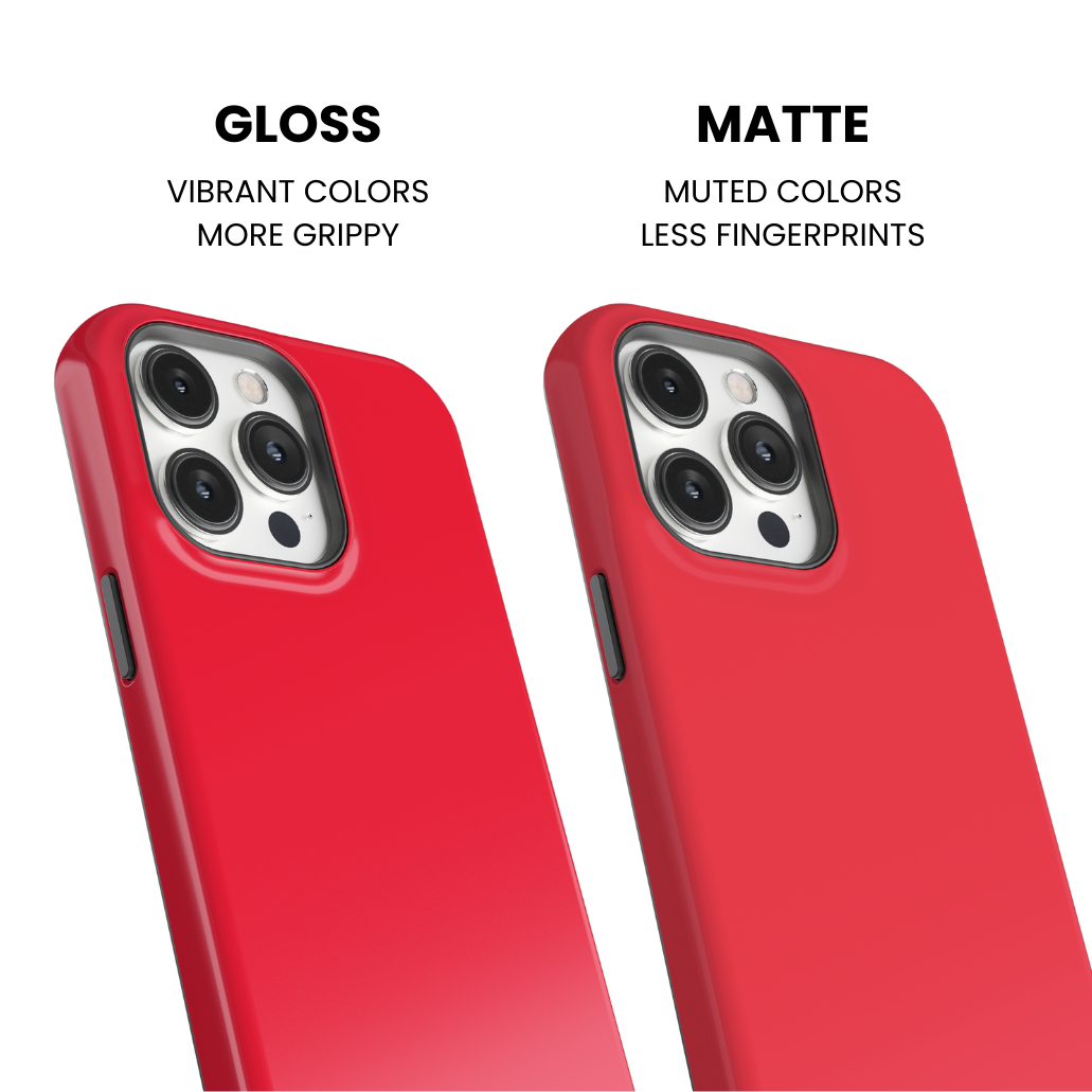 Vermillion Solids Phone Case