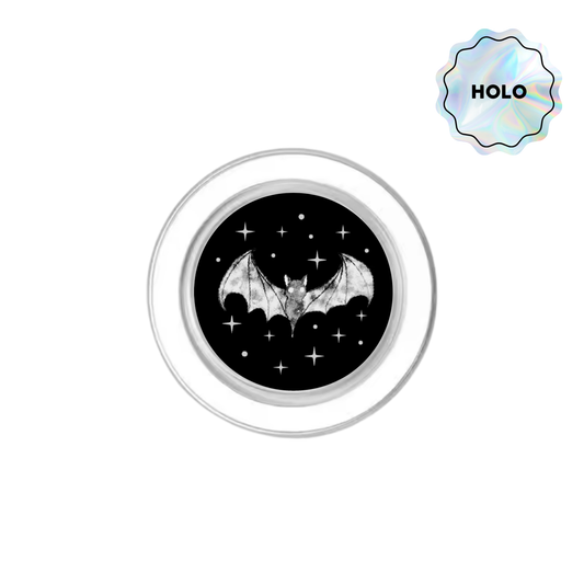 Silver Spell It's Frickin' Bats! Bat Holographic Phone Grip Insert