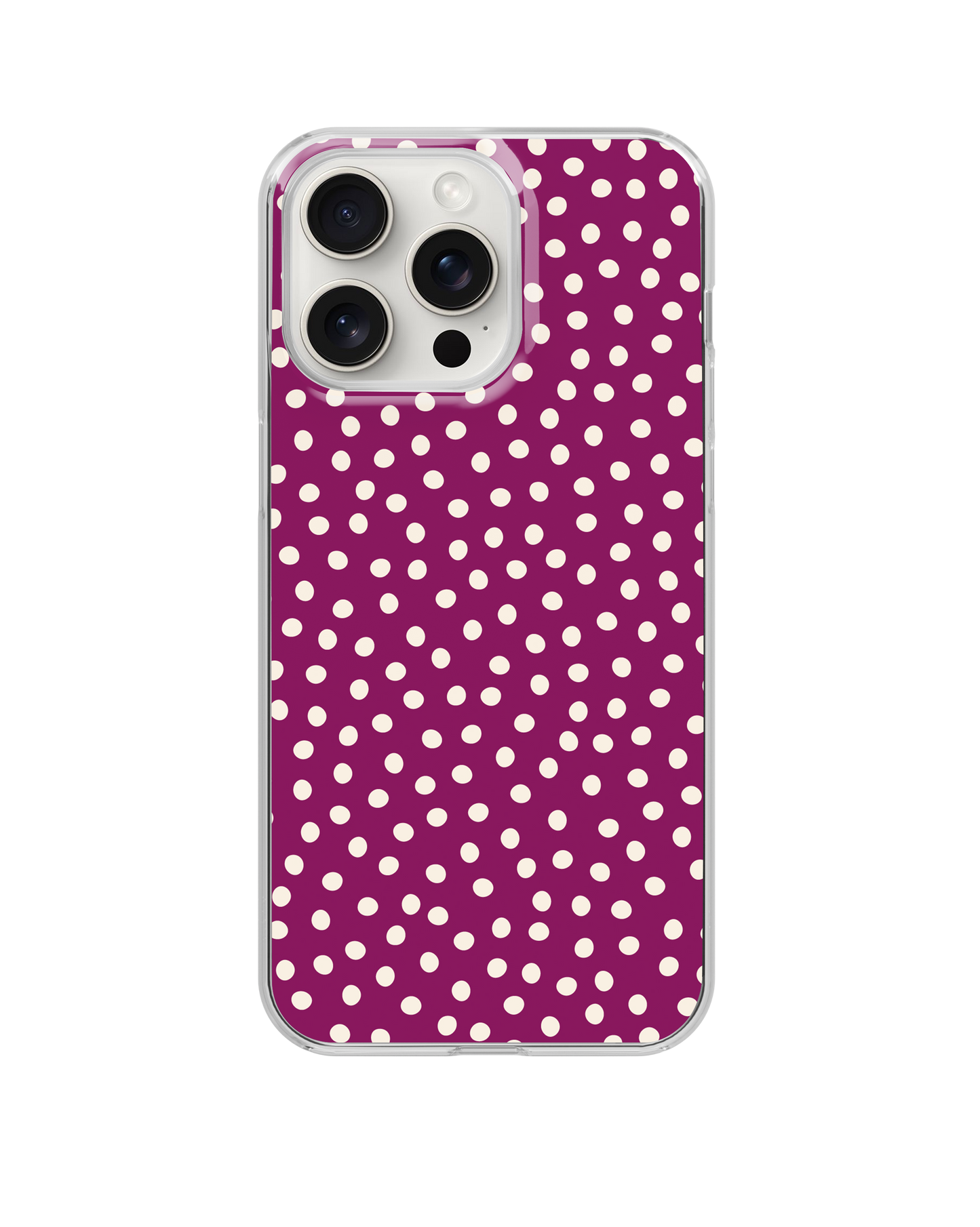 Velvet Dots Clear Case Insert