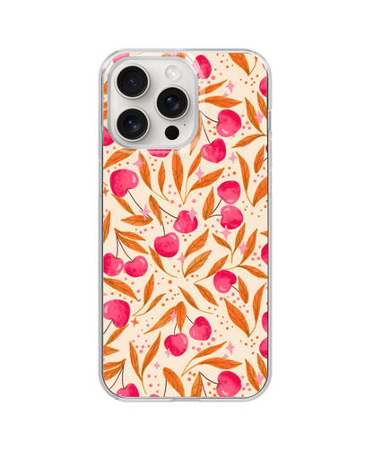 Persimmon Cherry Charm Clear Case Insert