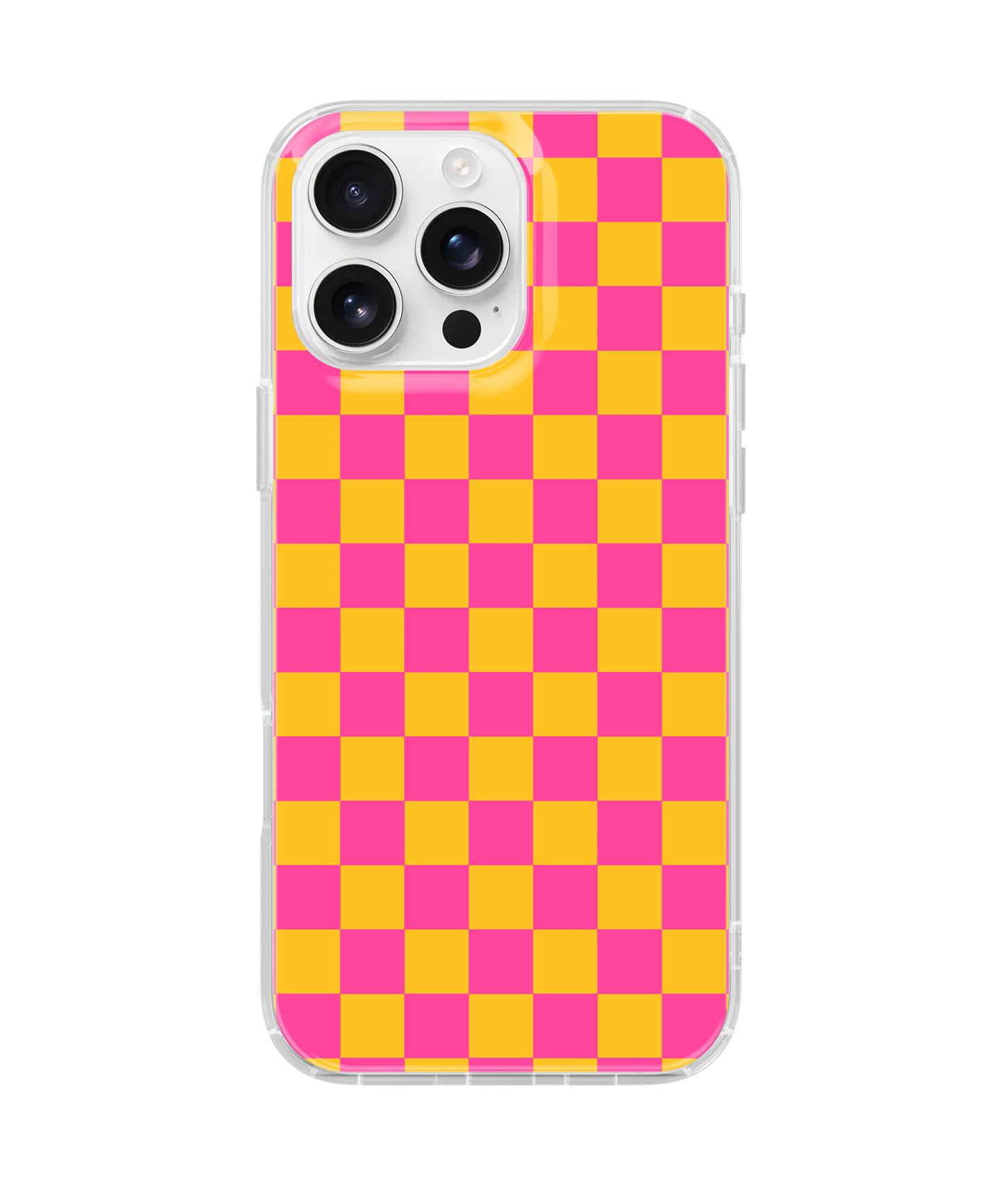 Pink Lemonade Checkers Clear Case Insert