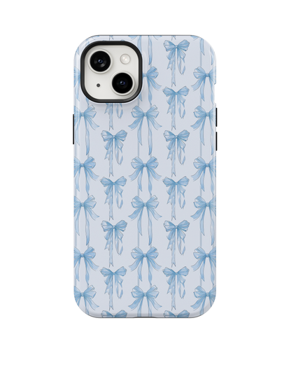 Blue Blushing Bows Phone Case