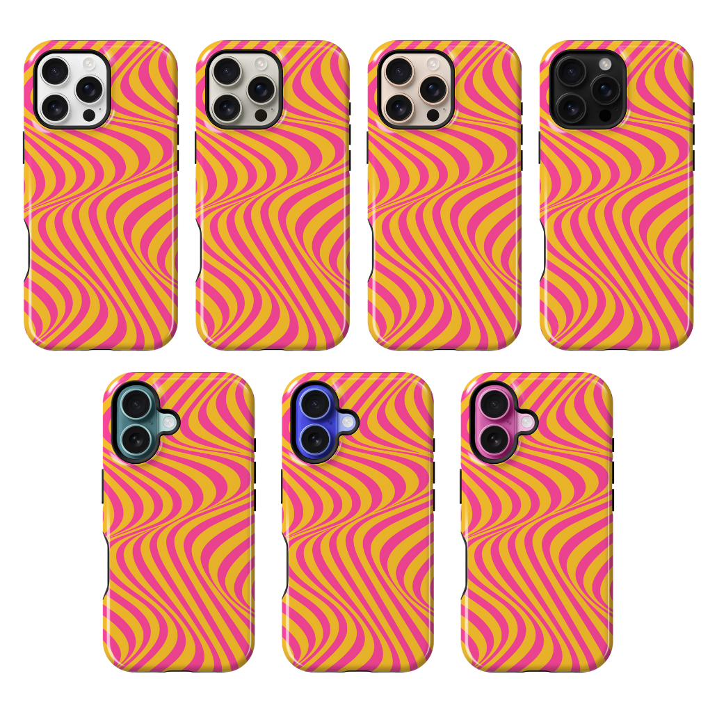 Pink Lemonade Swirls Phone Case