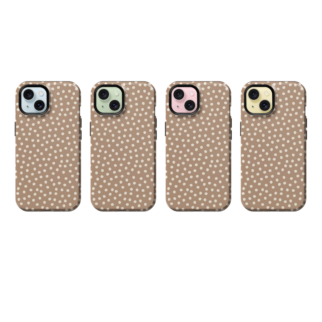 Chestnut Dots Phone Case