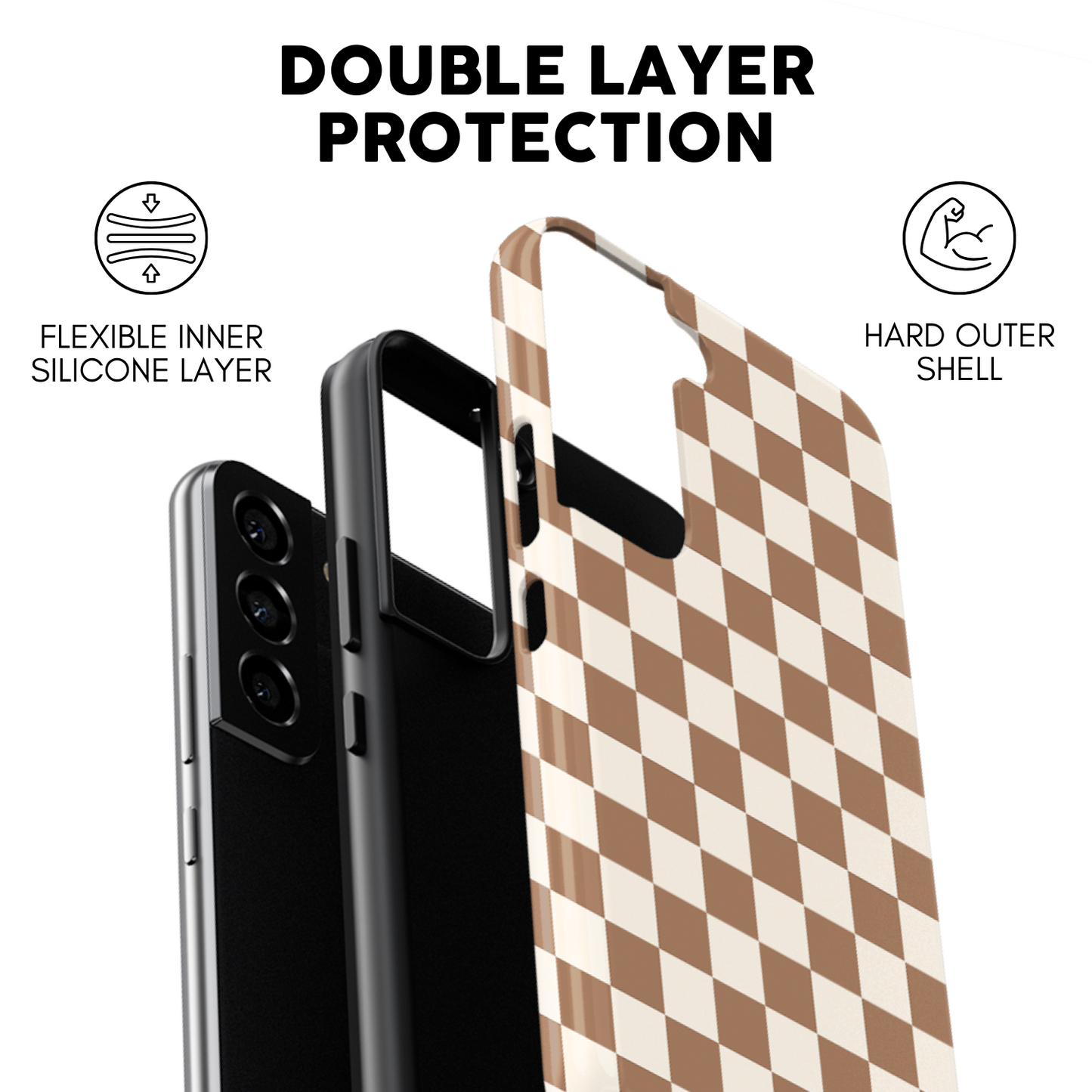 Fawn Checkers II Galaxy Case