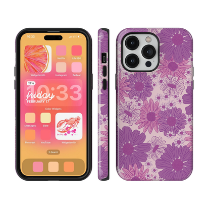 Purple Summer Blooms Phone Case