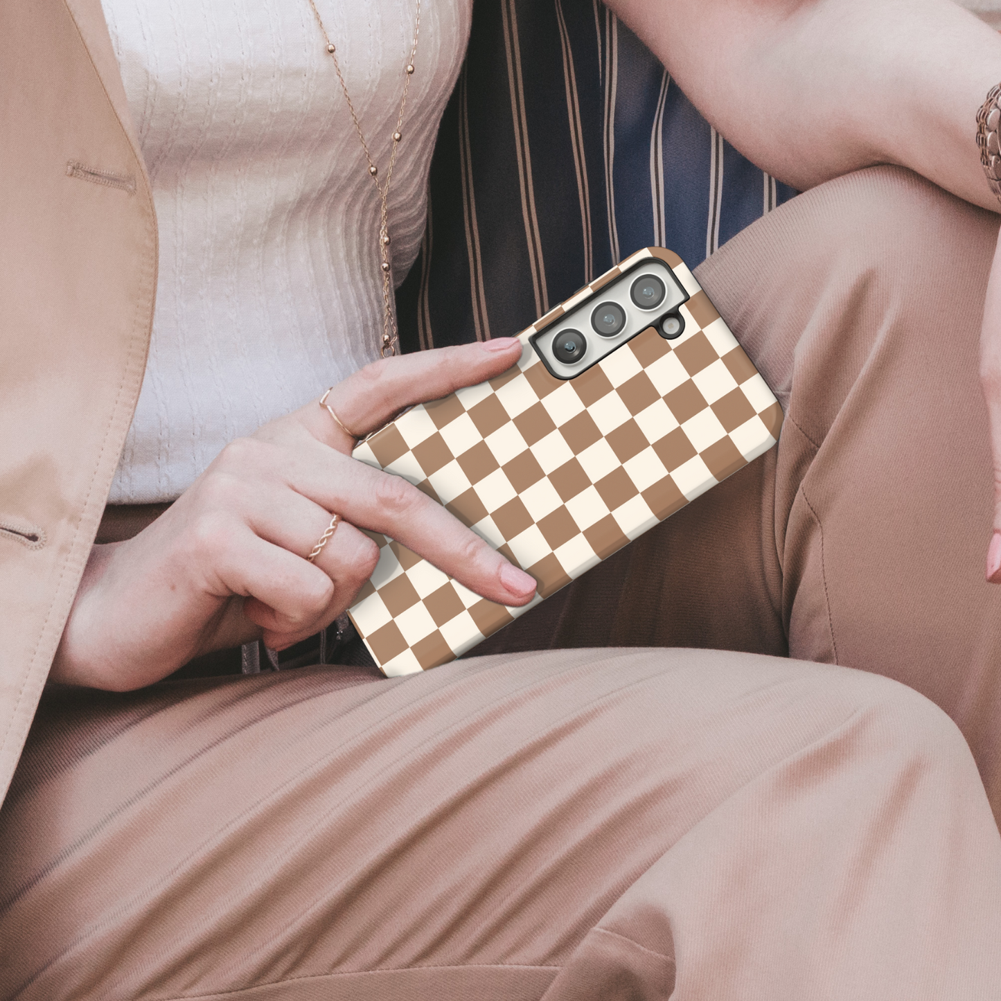 Fawn Checkers II Galaxy Case