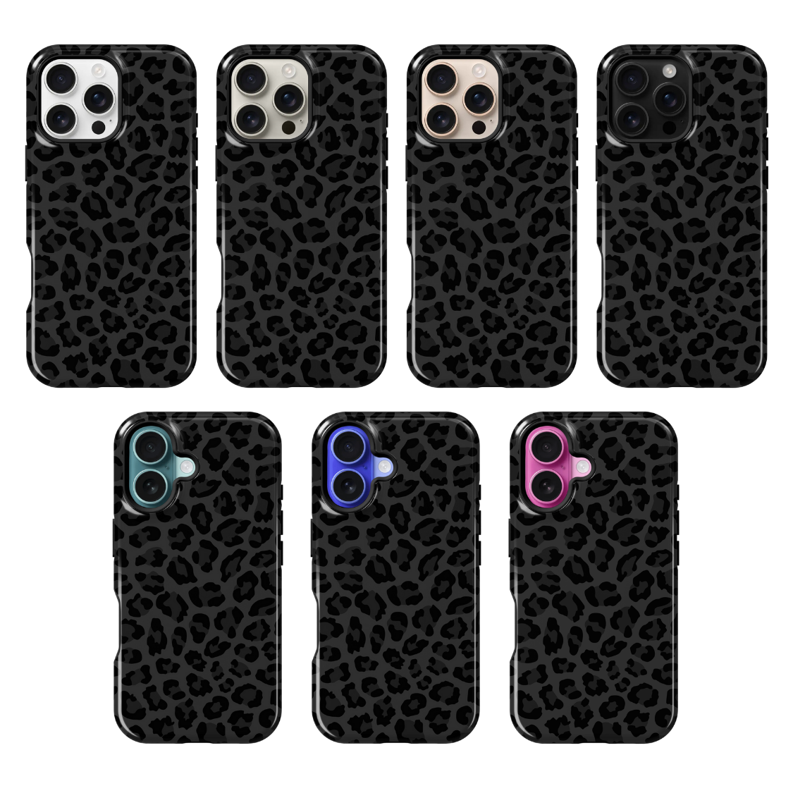 Onyx Leopard Phone Case