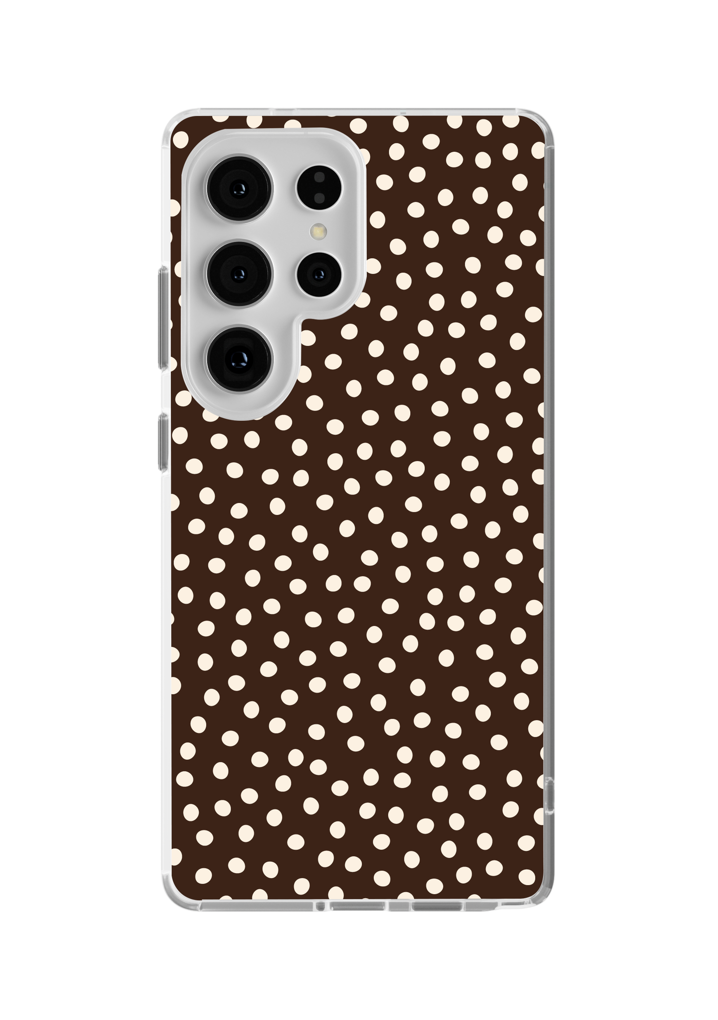 Espresso Dots Clear Case Insert