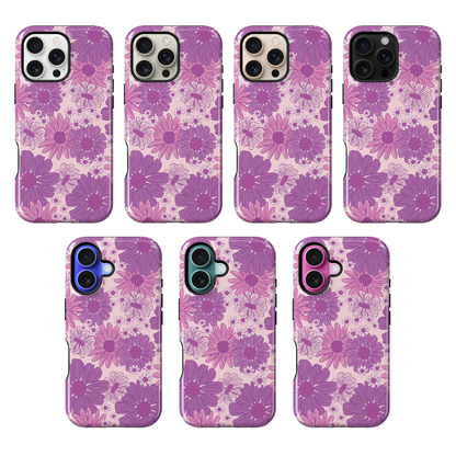 Purple Summer Blooms Phone Case