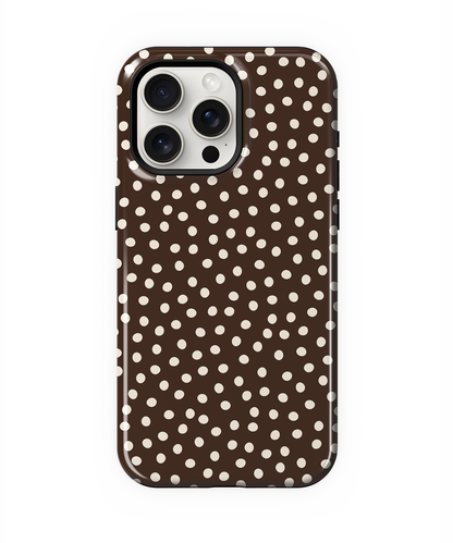 Espresso Dots Phone Case