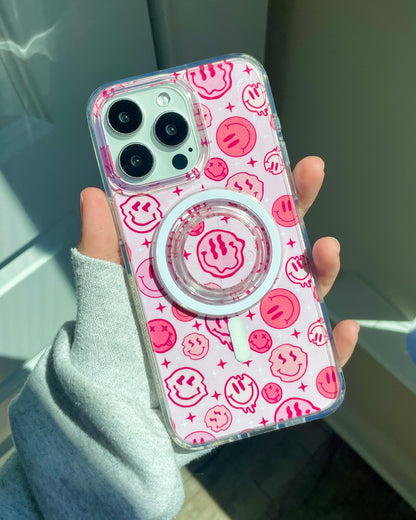 Pink Happy Hypnosis Clear Case Insert