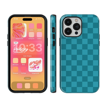 Mermaid Jewel Checkers Phone Case