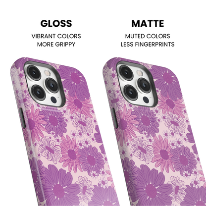 Purple Summer Blooms Phone Case