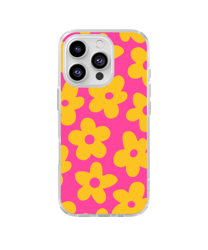 Pink Lemonade Big Blooms Clear Case Insert