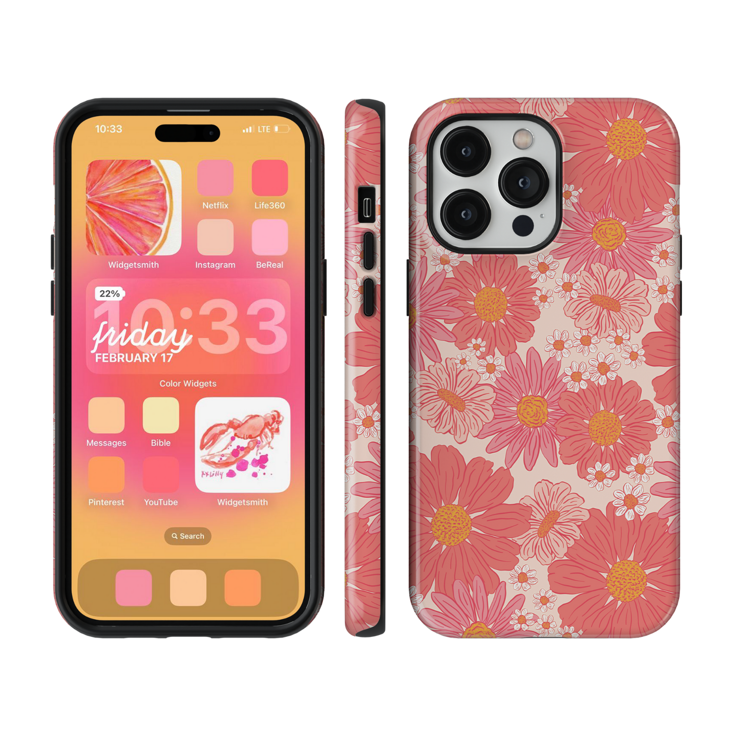 Pink Summer Blooms Phone Case