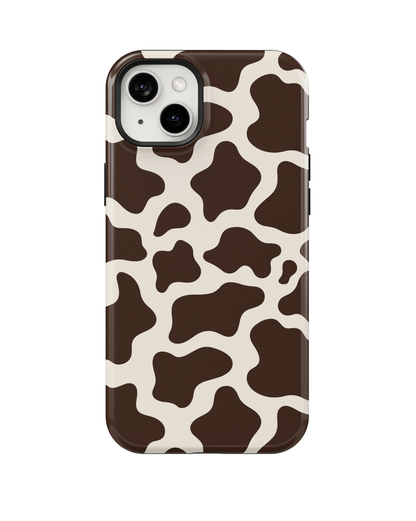 Espresso Cow Print Phone Case