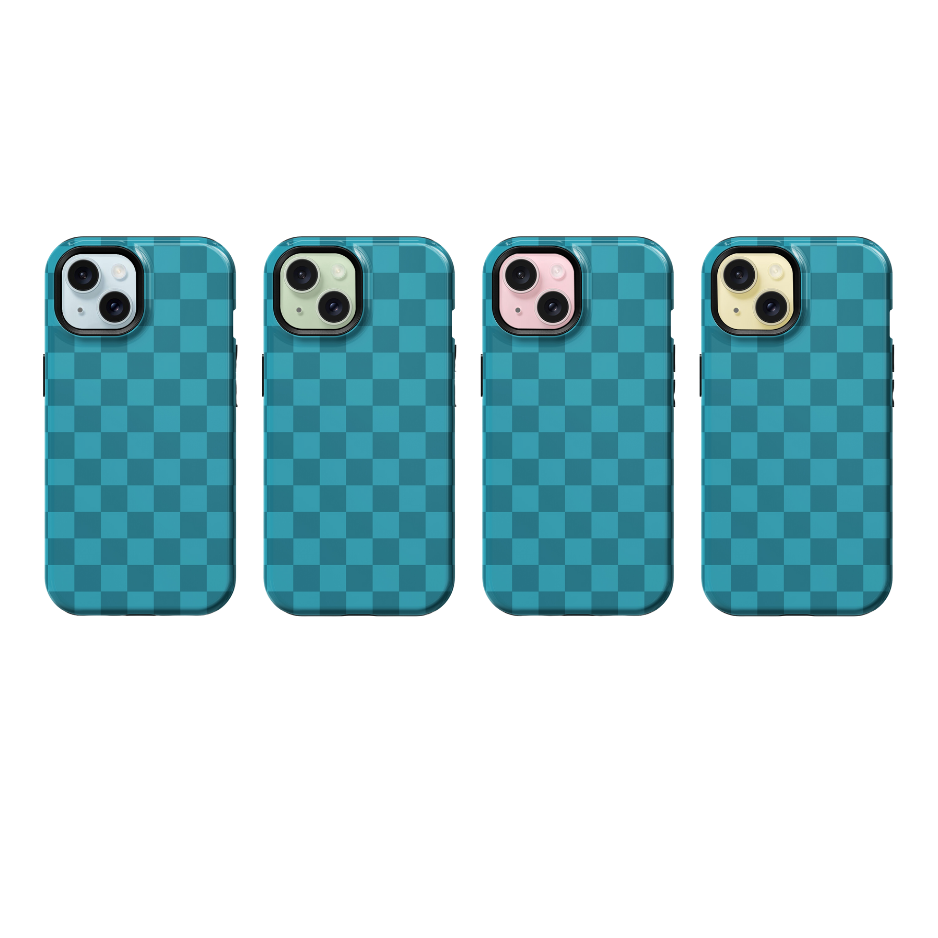 Mermaid Jewel Checkers Phone Case